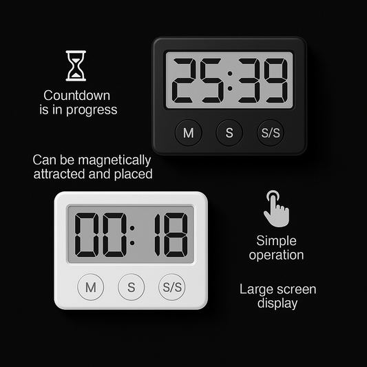 Digital kitchen food timer